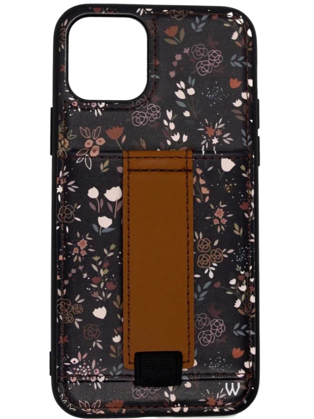 Walli Midnight Floral iPhone 14 Pro Case with Card Holder NIB